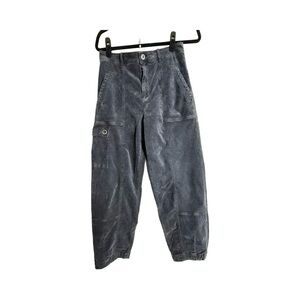Sanctuary Anthropologie Mia Black‎ Cargo Corduroy Jogger Womens 8Tall